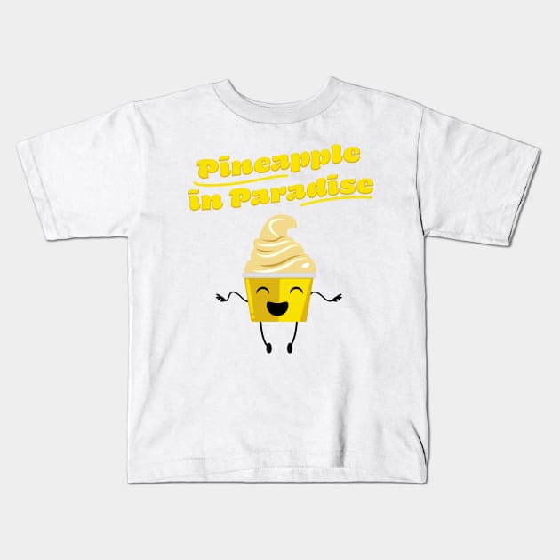 Pineapple in Paradise Kids T-Shirt by World of Walt